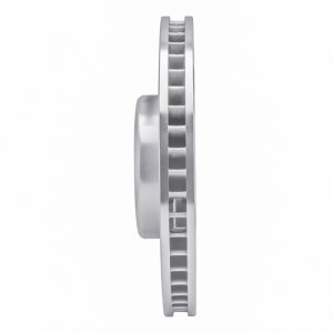 BMW i4 Brake Rotor (1) - Right Front - R1 Concepts - Drilled & Slotted - Silver - `16-`25